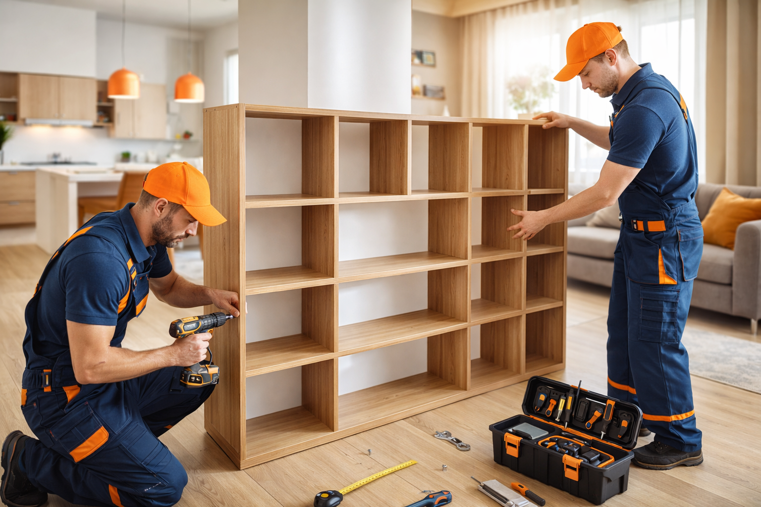 فك وتركيب الأثاث